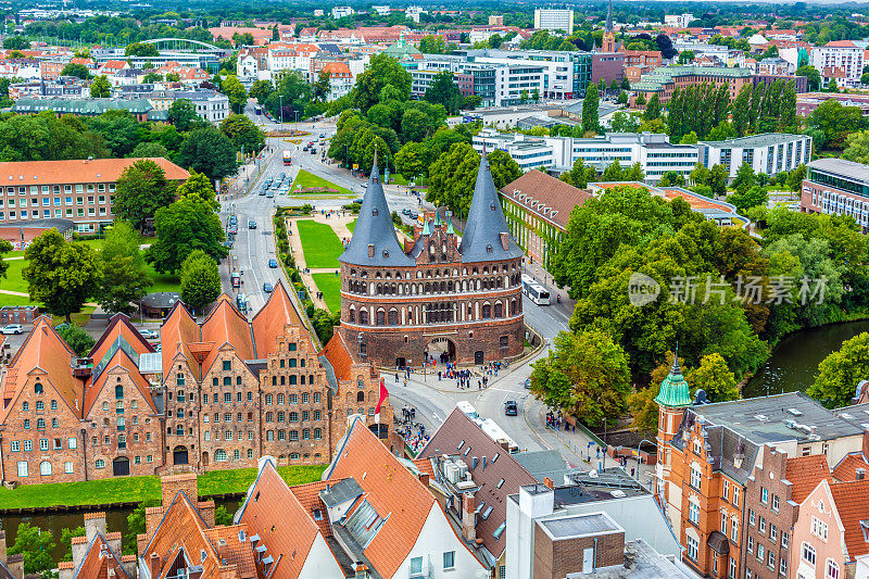 德国的Skyline Lübeck